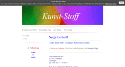 Desktop Screenshot of kunst-stoff.fr